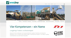 Desktop Screenshot of ernstfreyag.ch